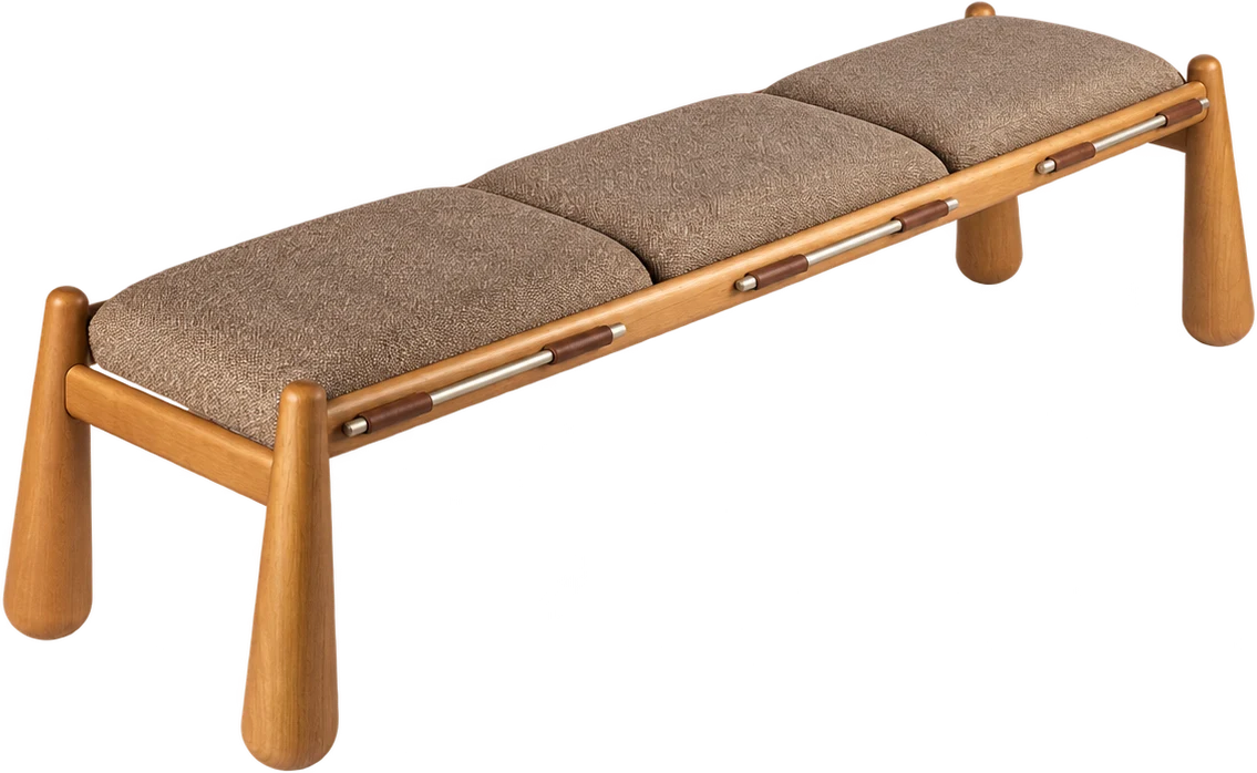 Banco Olmo, design de Neuri Henkel