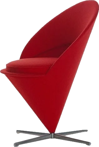 Poltrona Cone Chair — Verner Panton, foto 4 de 5