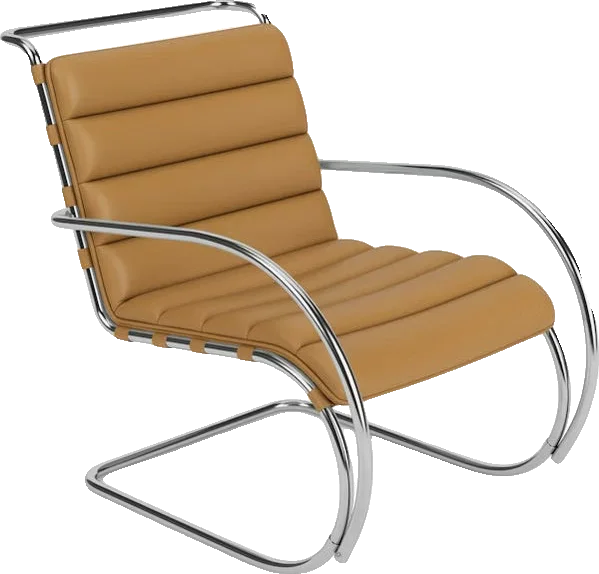 Poltrona MR – Com e Sem Braço — Ludwig Mies van der Rohe, foto 1 de 2