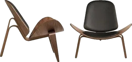 Poltrona Shell — Hans J. Wegner, foto 3 de 4